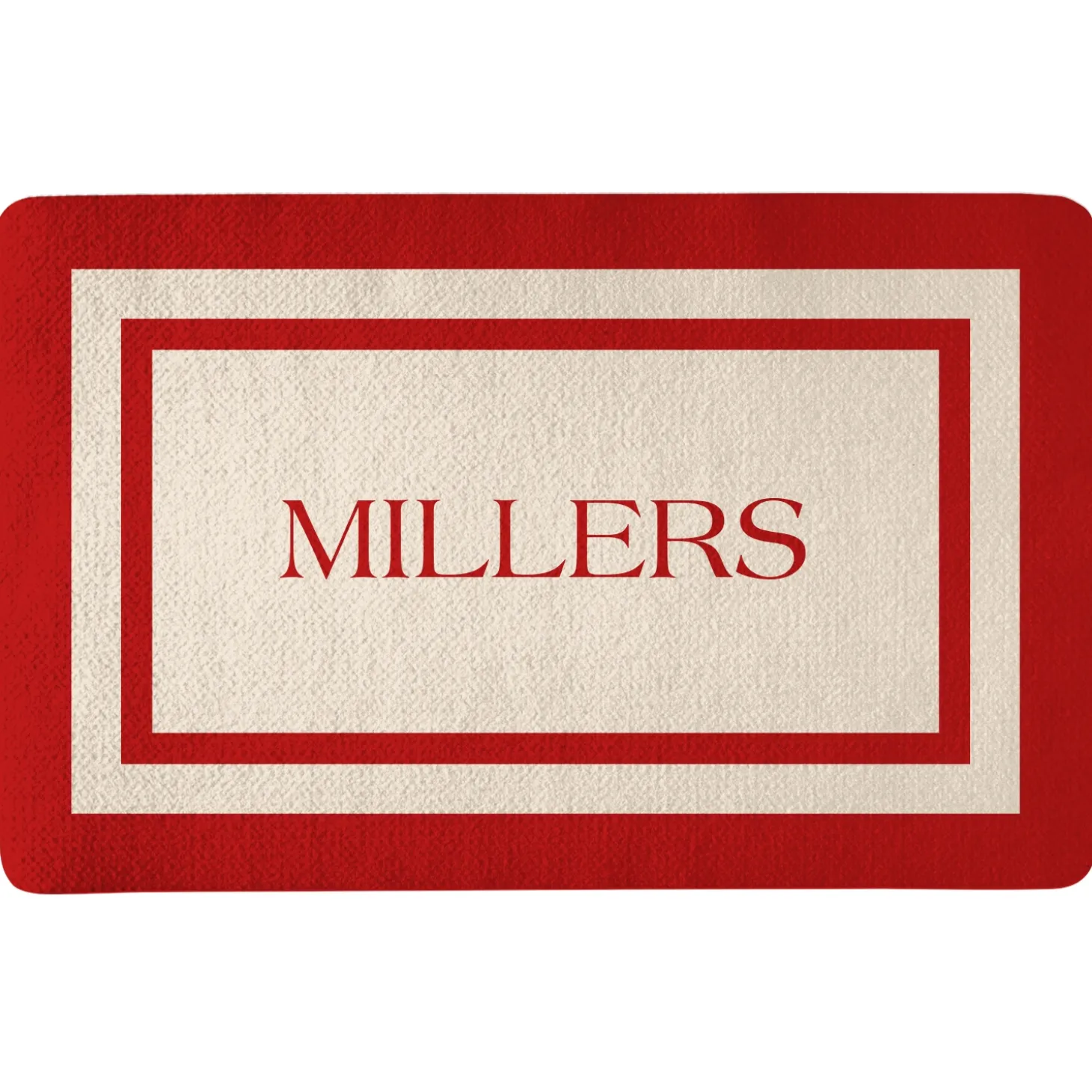 Single Name Doormat