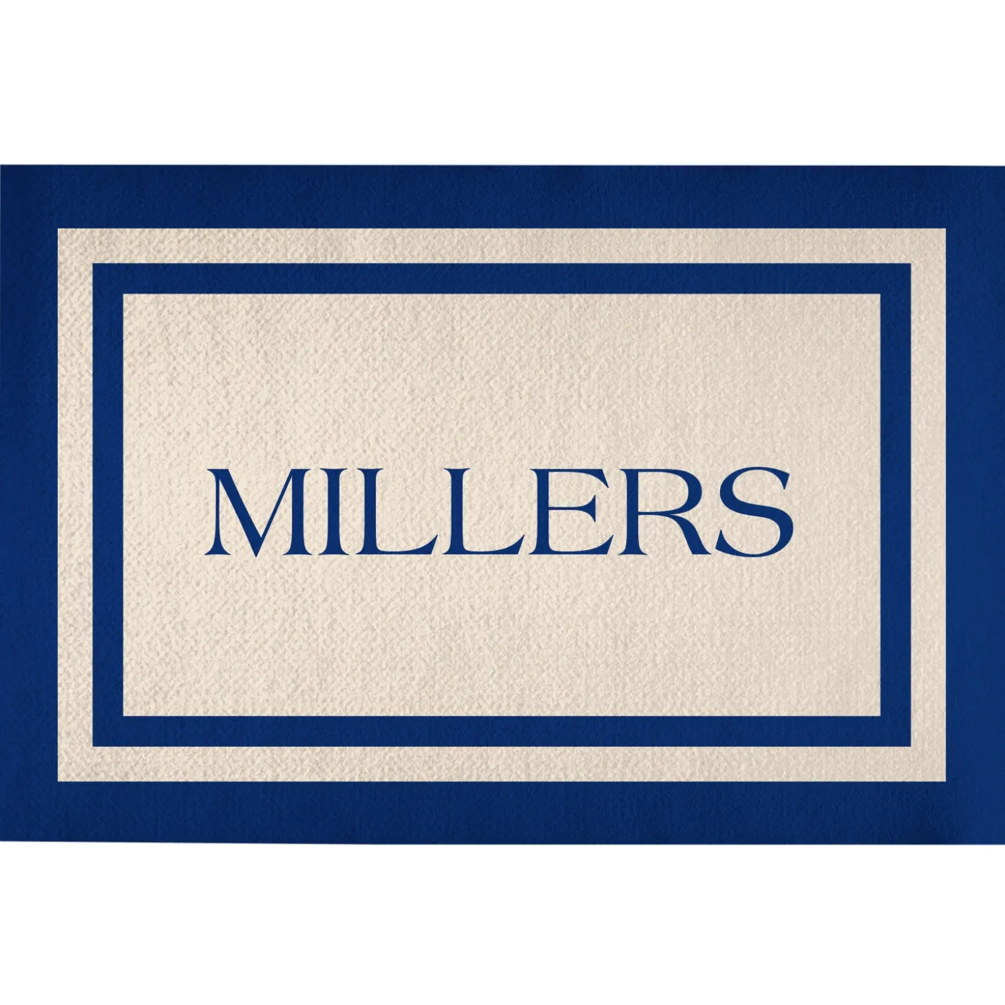 Single Name Doormat