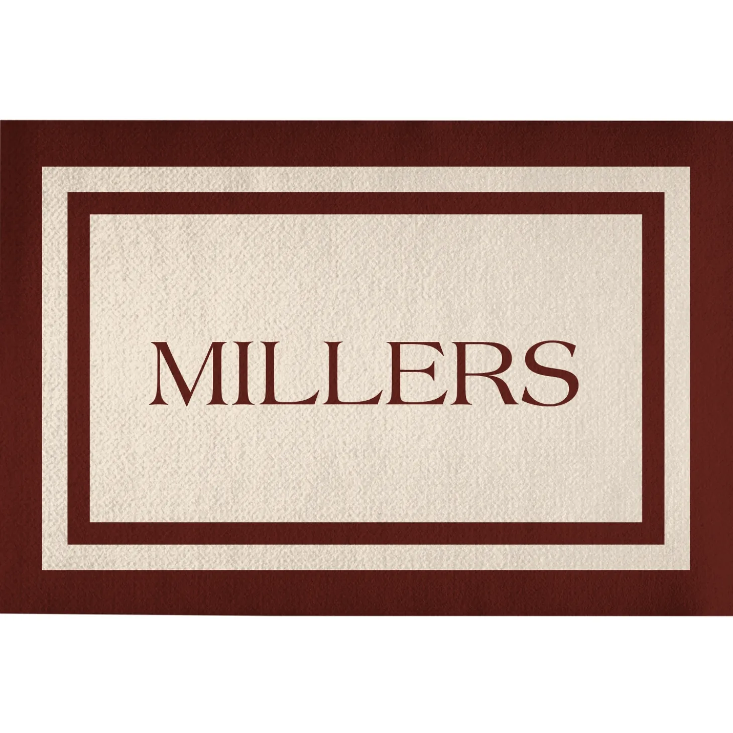 Single Name Doormat