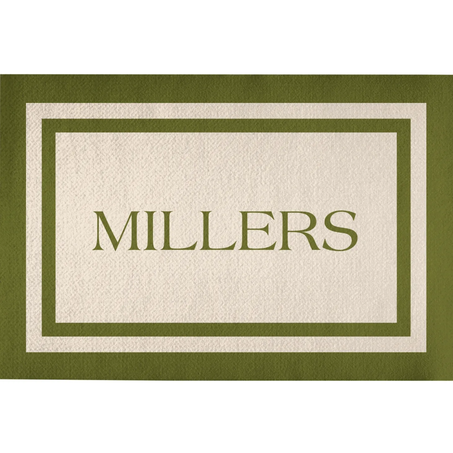 Single Name Doormat