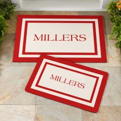 Single Name Doormat
