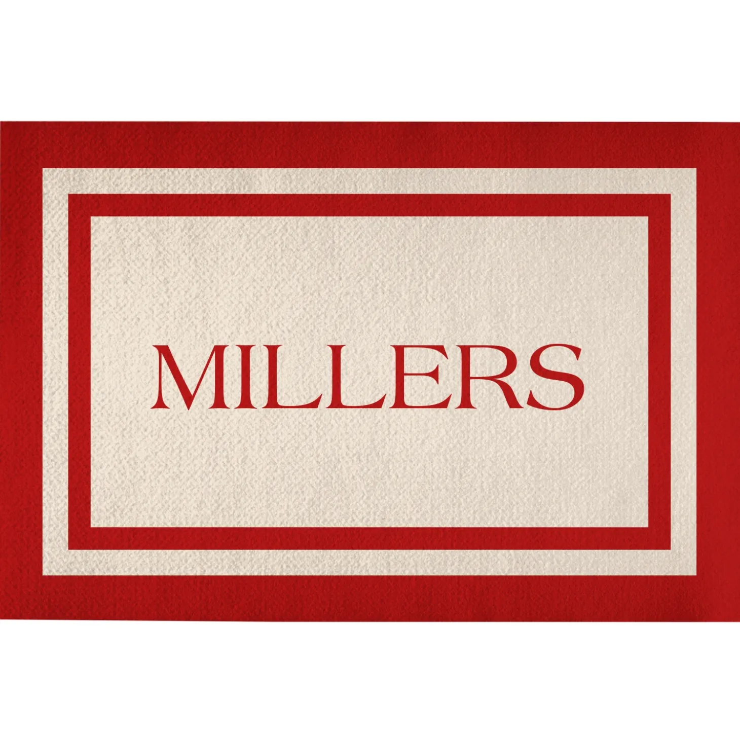 Single Name Doormat