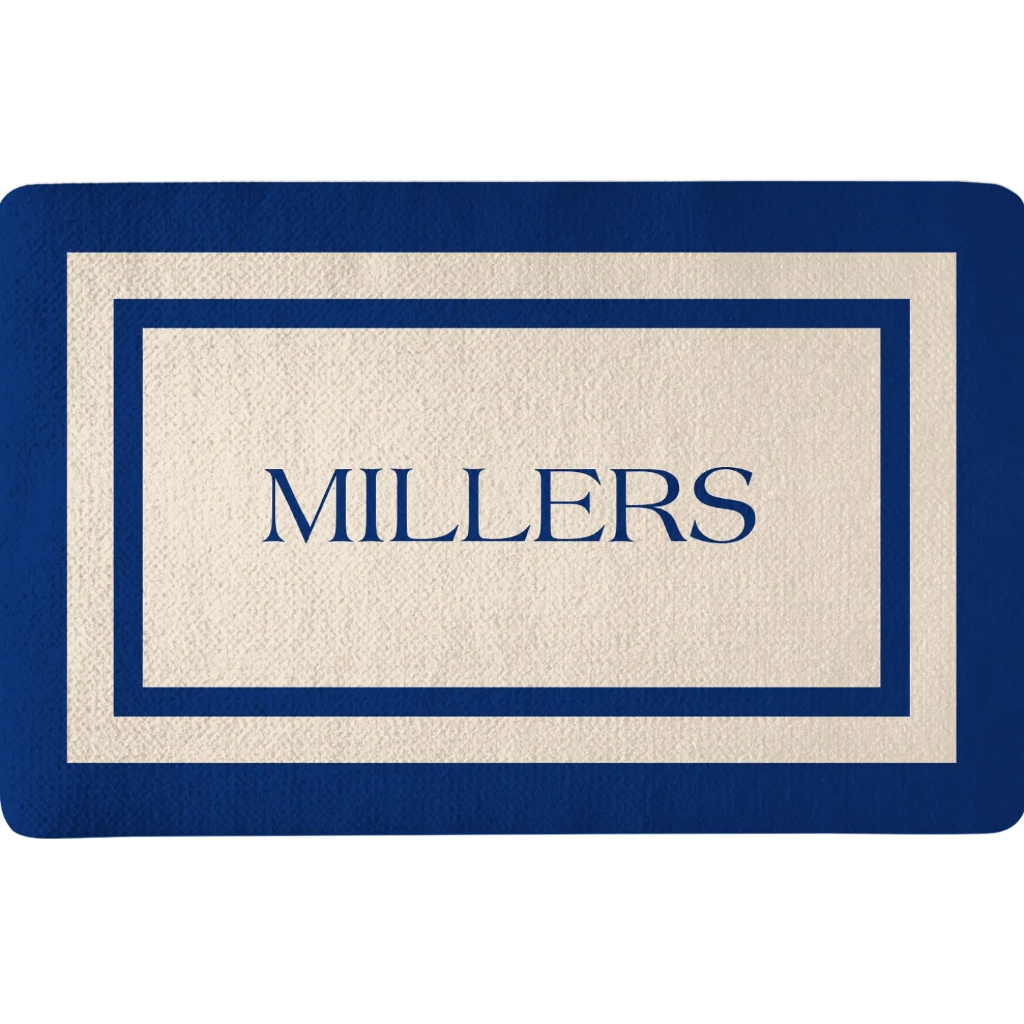Single Name Doormat