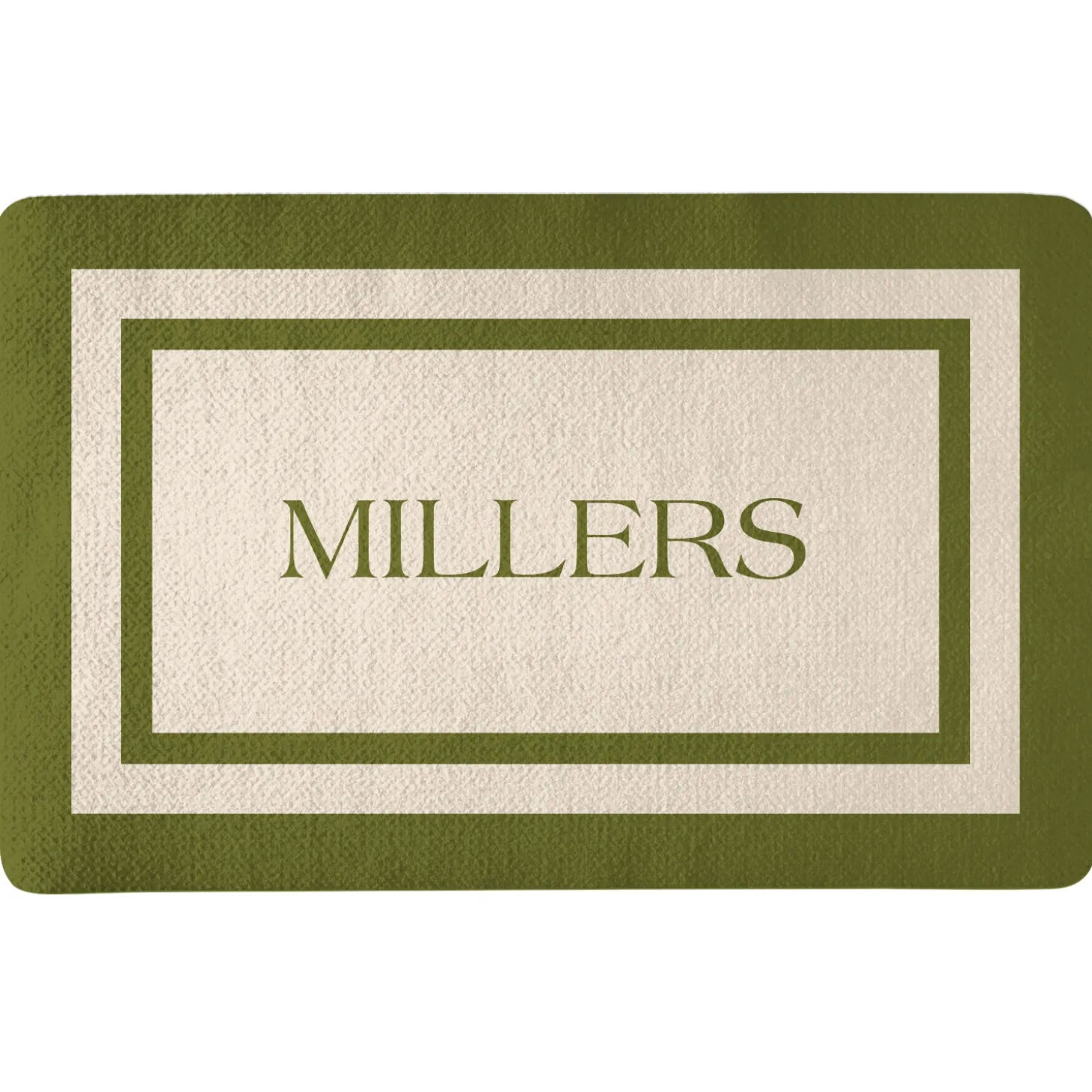 Single Name Doormat