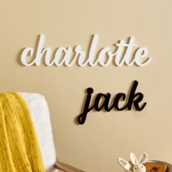 Single Name Lasered Acrylic Wall Sign