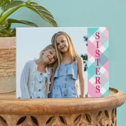 Sister Love Photo Wood Block