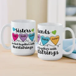 Sisters and Friends Hearstrings Mug