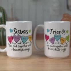 Sisters and Friends Hearstrings Mug