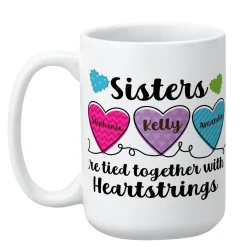 Sisters and Friends Hearstrings Mug