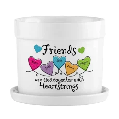 Sisters and Friends Heartstrings Planter with Tray
