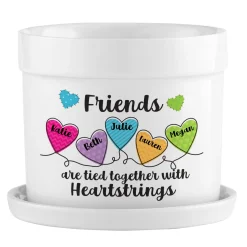 Sisters and Friends Heartstrings Planter with Tray