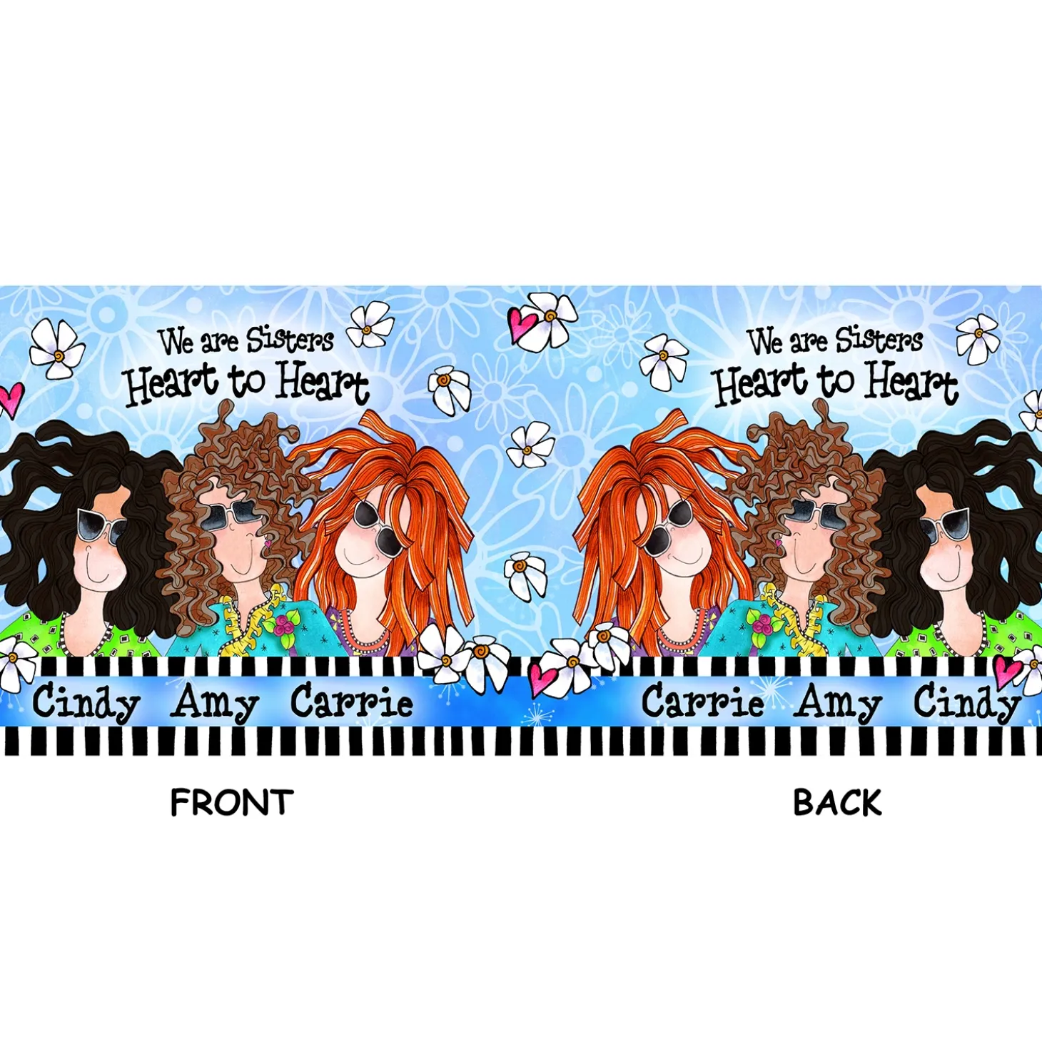 Sisters Heart to Heart Mug by Suzy Toronto