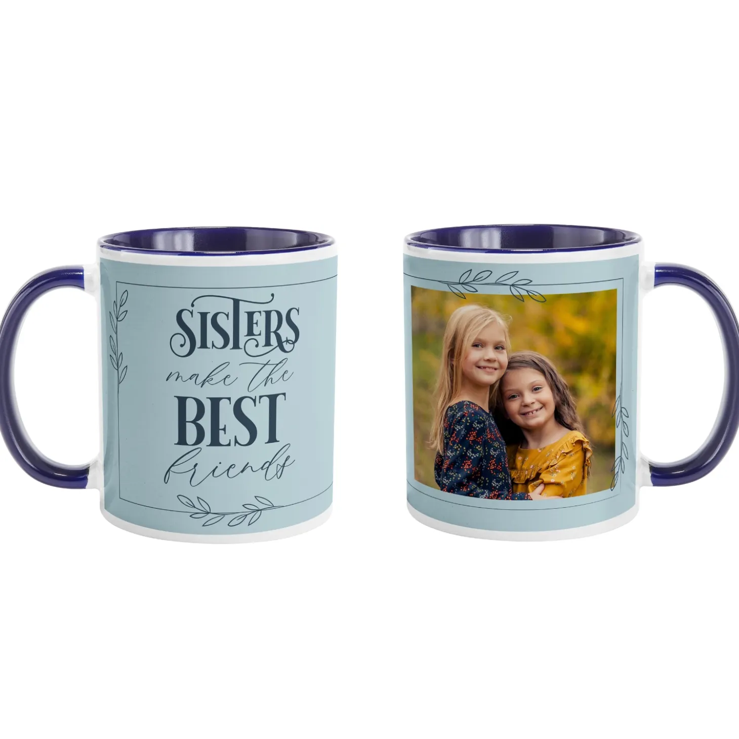 Sisters Make the Best Friends Photo Mug