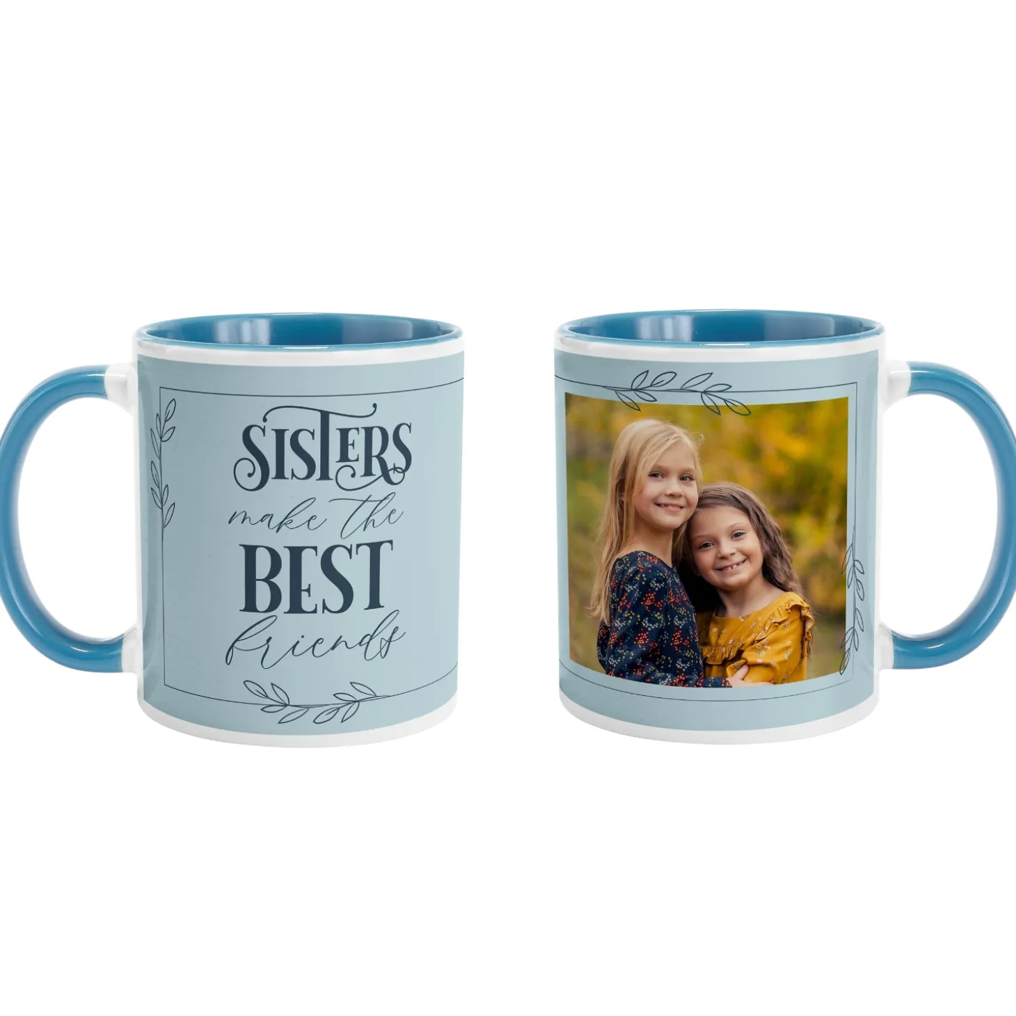 Sisters Make the Best Friends Photo Mug