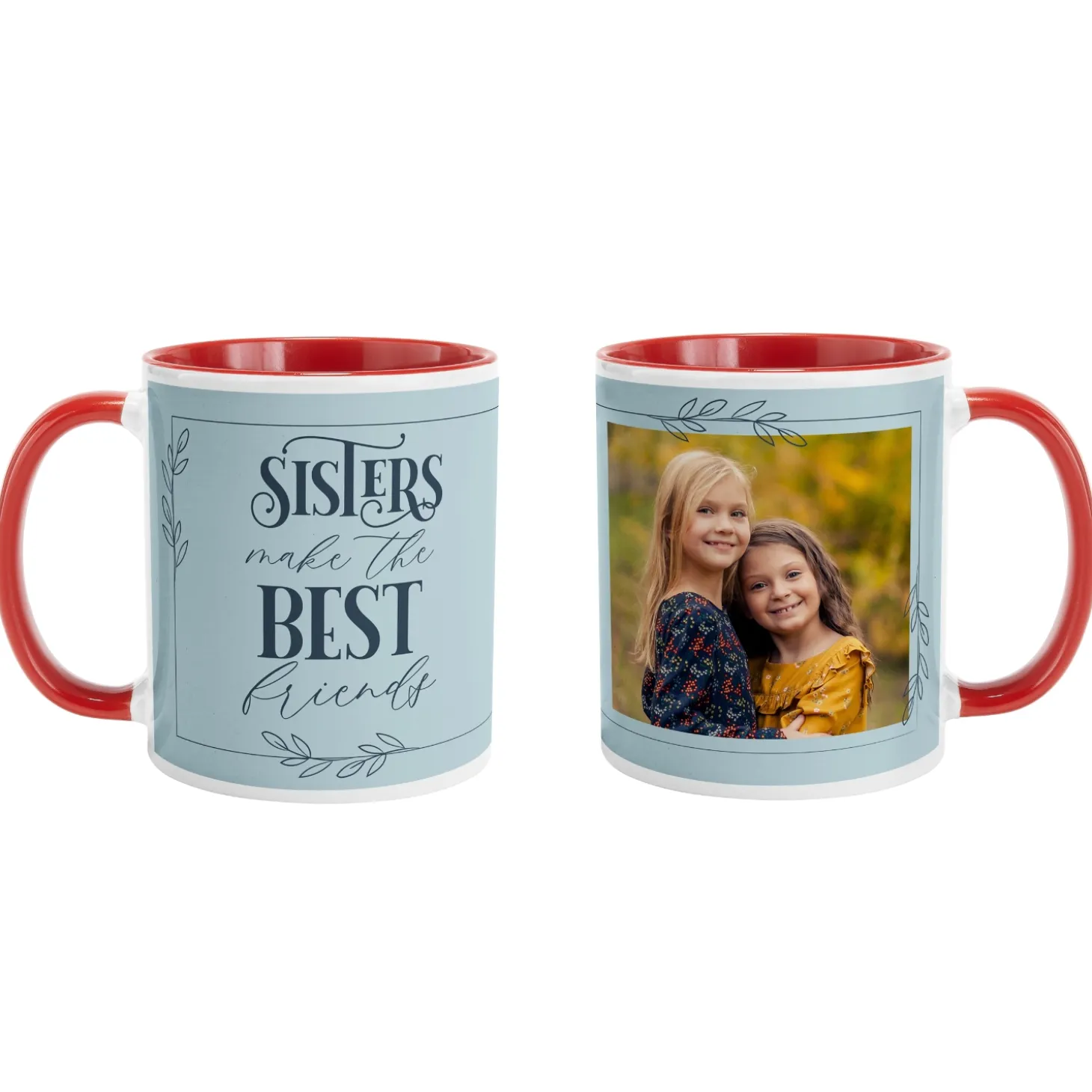 Sisters Make the Best Friends Photo Mug