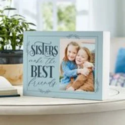 Sisters Make the Best Friends Wood Block