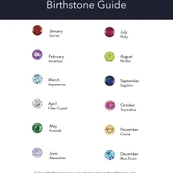 Sliding Locket Photo Birthstone Pendant