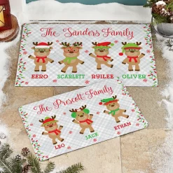 Smart and Sassy Reindeer Doormat