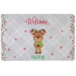Smart and Sassy Reindeer Doormat