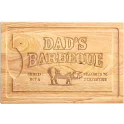 Smokin' Hot BBQ Maple Wood Cutting Board