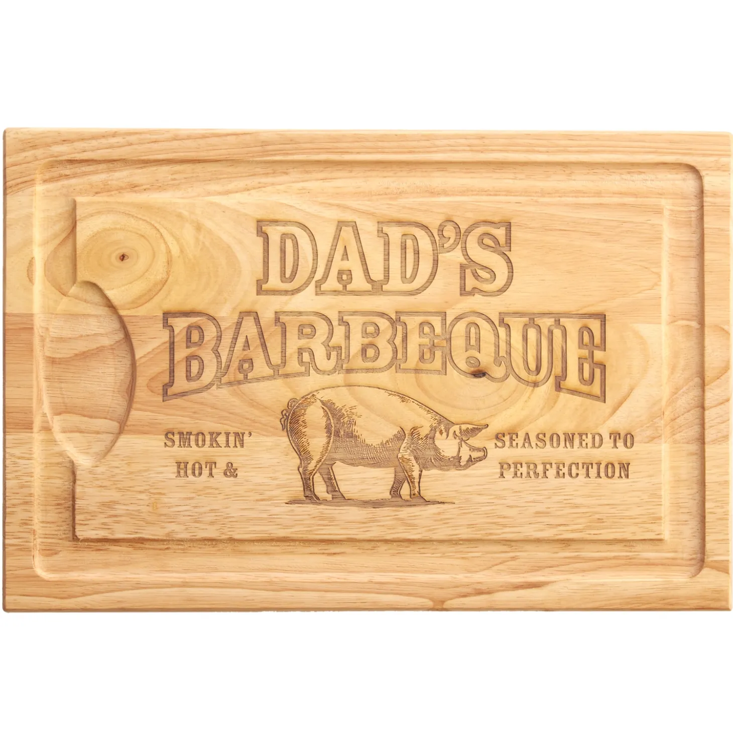 Smokin' Hot BBQ Maple Wood Cutting Board