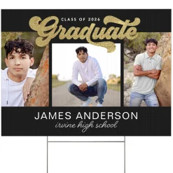 Snapshots of Success Graduation Photo Yard Sign
