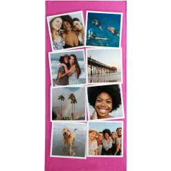 Snapshots Photo Collage Beach Towel