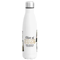 Snapshot Year Graduation Photo 17oz. Stainless Steel Water Bottle