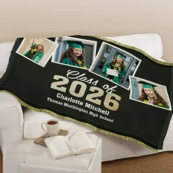 Snap Shot Year Throw Blanket