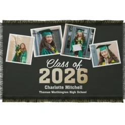 Snap Shot Year Throw Blanket