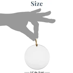 Snowflake Flurry Photo Ornament