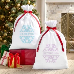 Snowflake Name Oversized Gift Bag