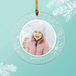 Snowflake Photo Ornament