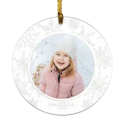 Snowflake Photo Ornament