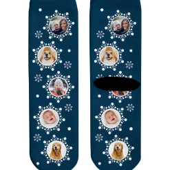 Snowflake Photo Socks