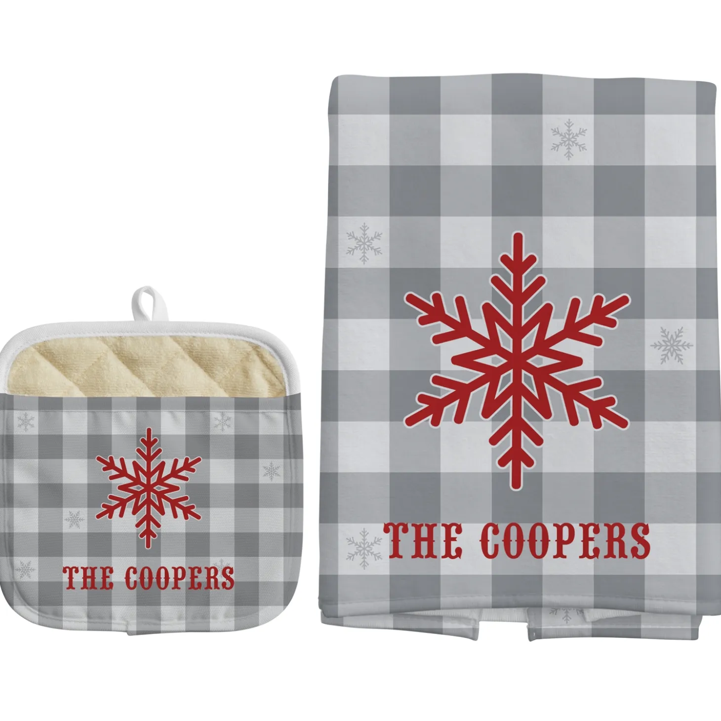 Snowflake Wishes Pot Holder