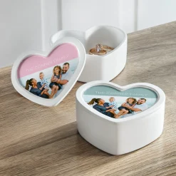 So in Love Photo Heart Keepsake Box