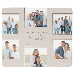 So Much Love Multi-Photo Plush Blanket