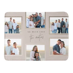 So Much Love Multi-Photo Plush Blanket