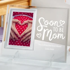Soon To Be Mom Glass Frame