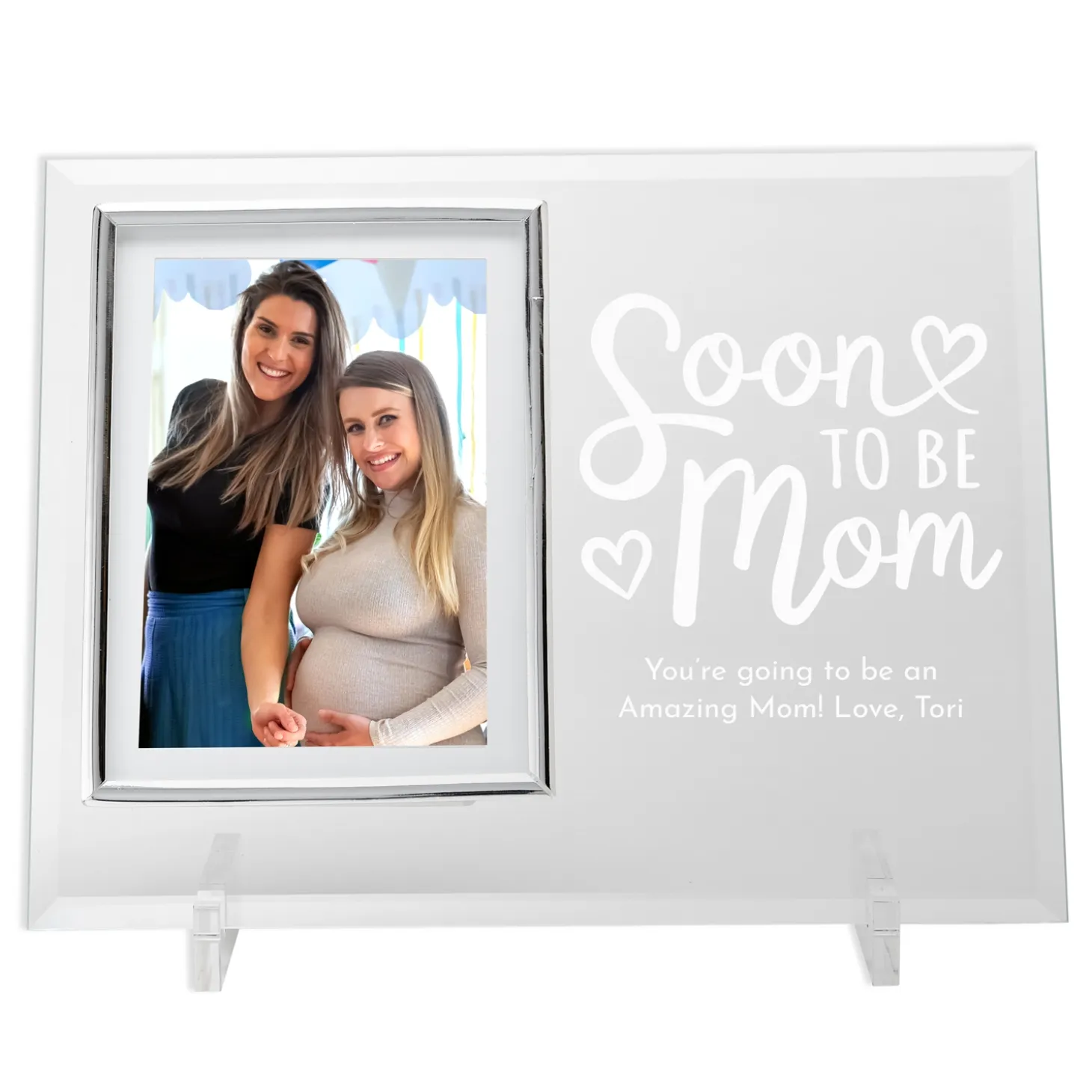 Soon To Be Mom Glass Frame