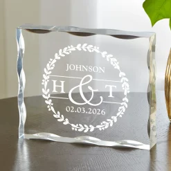 Sophisticated Couple Acrylic Block