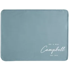 Sophisticated Couple Plush Blanket