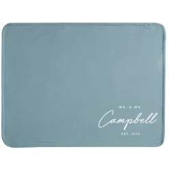 Sophisticated Couple Plush Blanket