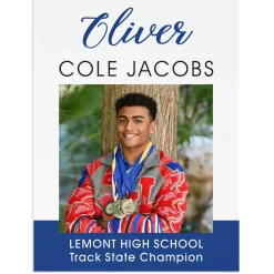 Sophisticated Graduate Photo Wood Block