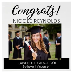 Sophisticated Graduate Photo Keepsake Box