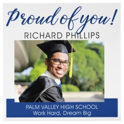 Sophisticated Graduate Photo Keepsake Box