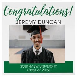 Sophisticated Graduate Photo Keepsake Box