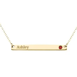 Sophisticated Name Bar Necklace