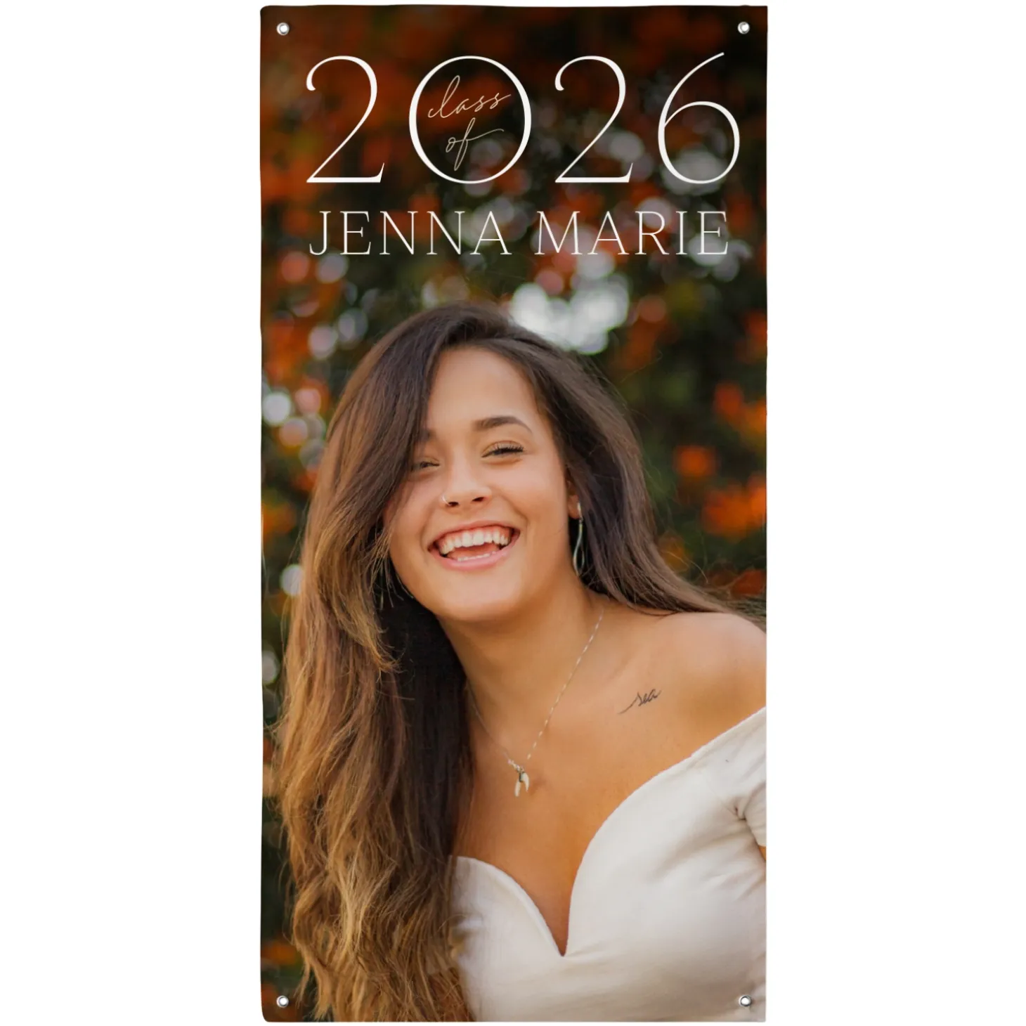 Sophisticated Success Graduation Photo Banner - 4ft